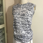 センターレース ノースリーブTシャツ