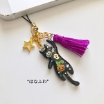 *ハロウィン・黒猫のストラップ
