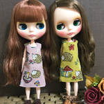 ★SALE★【送料無料】リカちゃん/ブライス  双子コーデ ワンピースセット