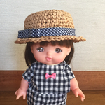 メルちゃん　ブライス　カンカン帽