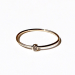Brown diamond 2mm / K10YG
