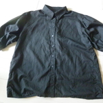 黒のゆったりふっくらブラウス