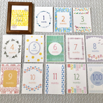 【再販200】送料無料♡月齢カード マンスリーカード