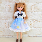 セーラーワンピース　22cmドールサイズ（リカちゃん、ブライスなど）