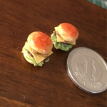 ミニチュア チーズバーガー2個セット