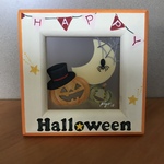 ＊トールペイント＊n様 予約品  スケルトンミニフレーム（ハロウィン）