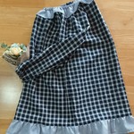   120サイズ 《女の子》  🌼チェック柄のスモックワンピース🌼