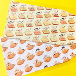 ごちそうとネコ【ブックカバー】