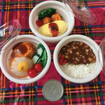 お持ち帰りできます ミニチュアフード  カレー ロコモコ丼 オムライス３点