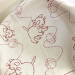 刺し子ふきん★仔猫モチーフ