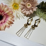 ピアスのみクリア変形ピアス