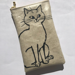 ブルーアイキャットポーチ❤️現品のみ