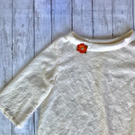 コットン刺繍のブラウス