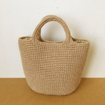 ★sale!!★ラメ入り♪シンプルな麻ひもかごバッグ