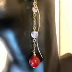 飴玉ロングピアス