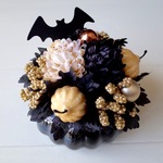 ハロウィン🎃コウモリのブラックパンプキン🦇