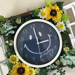 New！木製壁掛け時計•smiley^_^