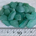 ブルー系（濃い色合い）１１０ｇ　天然シーグラス（素材）