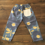 SALE90㎝北欧風大花柄パンツ