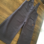 SALE100㎝くすみパープロジャージ生地サロペット