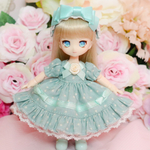 【オビツ11】薔薇モチーフリボンドレスset　