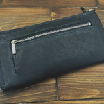 【K様オーダー品】薄型L字ファスナー長財布【豚革黒】