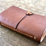 私的時間のためのシステム手帳 ブラウン(バイブルサイズ)
