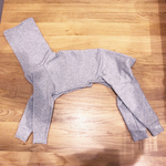 【S〜3L】全身グレーのロンパース ☆ イタグレ 服