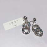 シルバーチェーンピアス／イヤリング