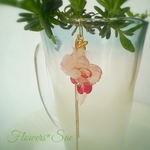 pink の花束 片耳ピアス　(14KGF)