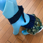 dog クールエプロン ワンピース タータンチェック×迷彩柄
