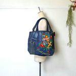 セール！　デニム　刺繍　2ウェイ　バック　～　ジーンズ　リメイク