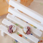 まるでピアス＊sweet little flowerマグネットピアス