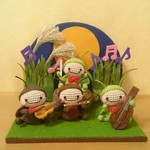 秋の夜長の演奏会♪ちょこっと飾り