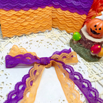 ハロウィンカラー😈リボン2色セットc