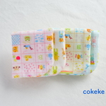 かわいい♪リバーシブル４重ガーゼハンカチ ２枚セット21cm No.6 新学期準備