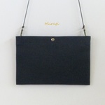 帆布サコッシュsimple ネイビー