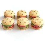 ハンバーガーのデコパーツ*6個