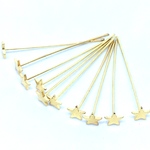 星のTピン(10個)ゴールド スターポイントピン 基礎金具 111KI560
