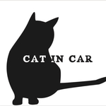 猫とドライブする方に！キャットインカーカッティングシート 車用ステッカー