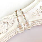 Swarovski 雫のクリスタルストーンピアス