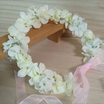 ベビー 花かんむり☆ホワイト