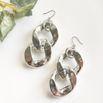 シルバーピアス イヤリング チェーン チェーンピアス メタル