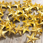 爪折り式 星スタッズ15mm ゴールド 30個セット