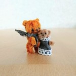 YK✽G お揃いのクマパペセット　モールベア