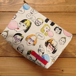 【sale】＊ファニーフェイス＊　ポーチ（20cm）