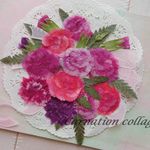 ★　カーネーションコラージュミックス　押し花素材　★