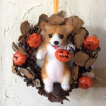 コーギーのハロウィンリース🎃