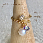 elegant  swinging ring
