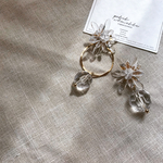 六花　snowflake pierce／earrings